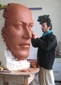 sculpture à l'atelier sculpture à l'atelier