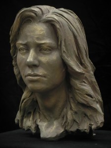 Buste en argile - Anne Buste en argile - Anne