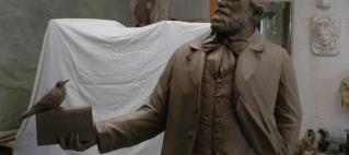Statue monumentale pour la ville de Carhaix / Modelage en argile