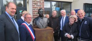 Dernières œuvres Inauguration du buste en bronze de Marcel Guerville